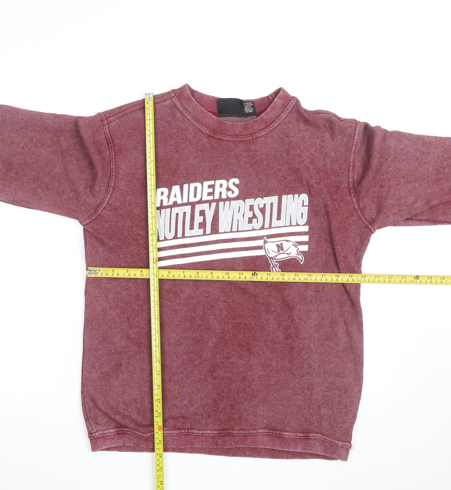 Pennant Men’s Red Nutley Wrestling Pullover Sweatshirt S