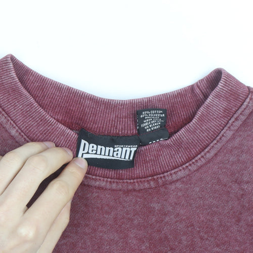 Pennant Men’s Red Nutley Wrestling Pullover Sweatshirt S