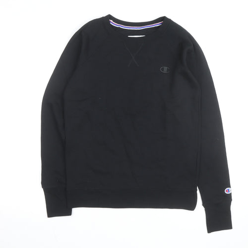 Champion Men's Black XS Crew Neck Pullover Sweatshirt