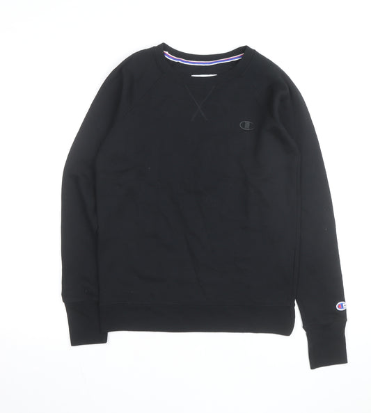 Champion Men's Black XS Crew Neck Pullover Sweatshirt