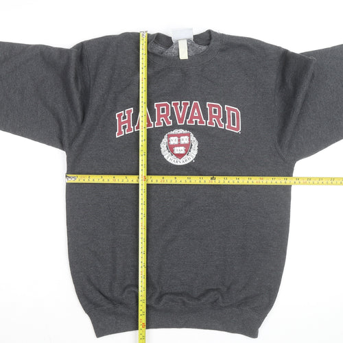 Champion Men’s Grey Harvard Pullover Sweatshirt XS Crew Neck