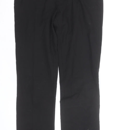 Next Women’s Black Straight Leg Work Trousers Size 10 Regular
