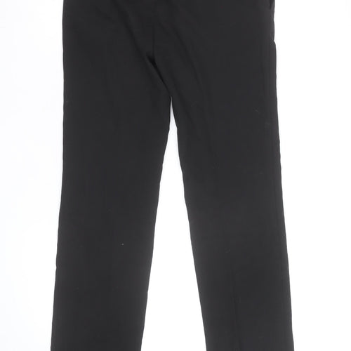 Next Women’s Black Straight Leg Work Trousers Size 10 Regular