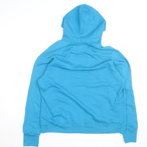 Champion Men’s Blue Pullover Hoodie 2XL Logo Fleece Sweatshirt