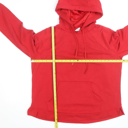 Athletic Works Men's Red Pullover Hoodie XL Fleece Cotton Blend
