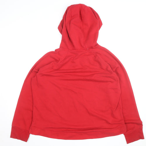 Athletic Works Men's Red Pullover Hoodie XL Fleece Cotton Blend