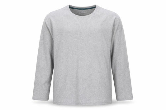 Marks and Spencer Men's Grey 2XL Long Sleeve Pyjama Top