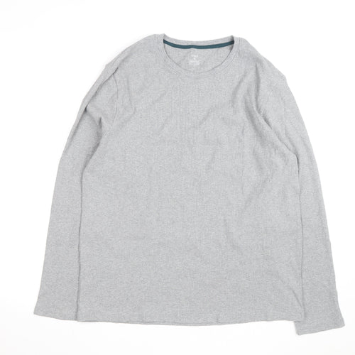 Marks and Spencer Men’s Grey XL Long Sleeve Pyjama Top