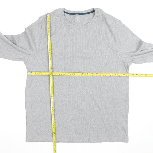 Marks and Spencer Men’s Grey XL Long Sleeve Pyjama Top