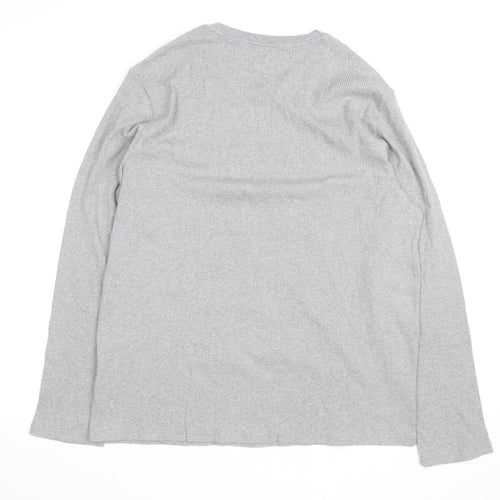 Marks and Spencer Men’s Grey XL Long Sleeve Pyjama Top
