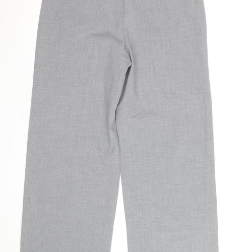 Marks and Spencer Women’s Grey Wide-Leg Dress Pants Size 10 Long
