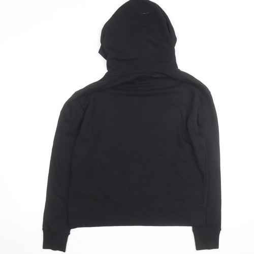 Champion Men's Black Medium Pullover Hoodie with Logo Front