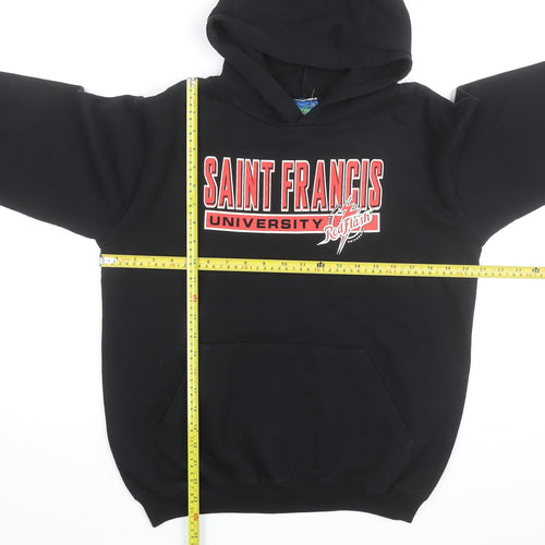 Champion Men's Black Saint Francis University Fleece Hoodie Medium