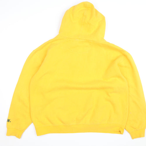 G2 Chill Gear Men's Yellow XL Pullover Hoodie NDSU Bison Graphic