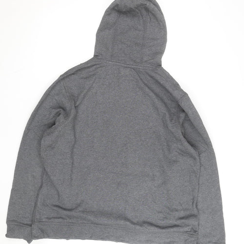 Nike Men’s Grey 2XL Pullover Hoodie Fleece Sportswear