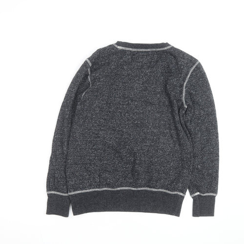 OTS Men's Grey Panthers Graphic Crew Neck Sweatshirt Size S