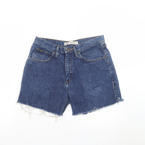 Lee Mens Blue Denim Relaxed Fit Cargo Shorts 32 Regular Cotton