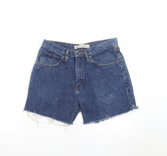 Lee Mens Blue Denim Relaxed Fit Cargo Shorts 32 Regular Cotton