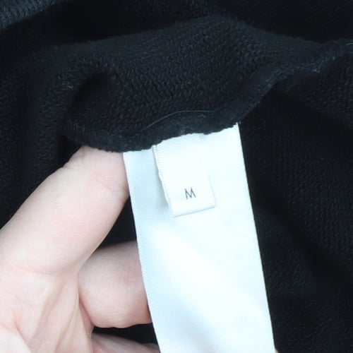 Celine Men's Black Medium Pullover Hoodie Cotton Made In Italy