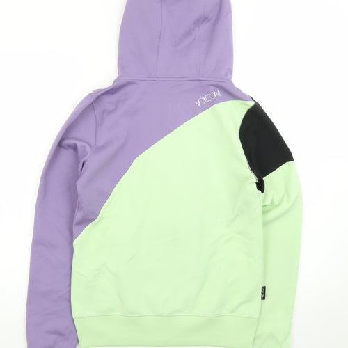 Volcom Men’s Multicolour Full Zip Hoodie S Geometric Fleece