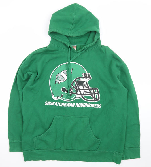 CFL Saskatchewan Roughriders Green Pullover Men's XL Hoodie