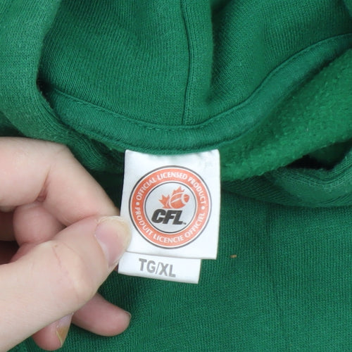 CFL Saskatchewan Roughriders Green Pullover Men's XL Hoodie