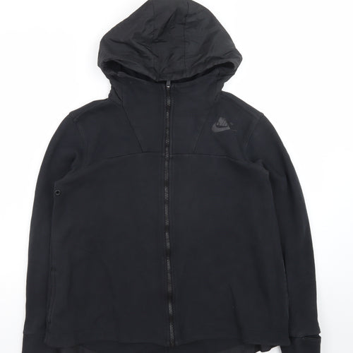 Nike Men's Black Full Zip Hoodie Medium Regular Fit