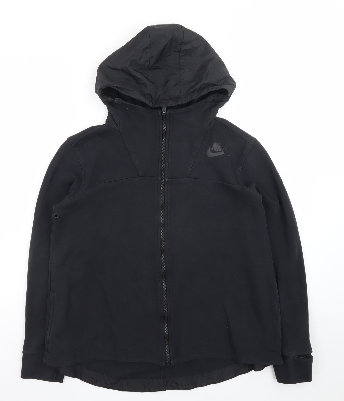 Nike Men's Black Full Zip Hoodie Medium Regular Fit