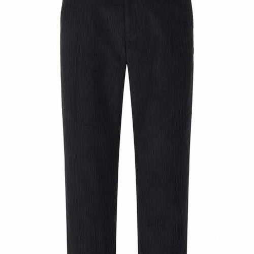 Club Montana Men's Black Corduroy Trousers 32x31 Regular Fit