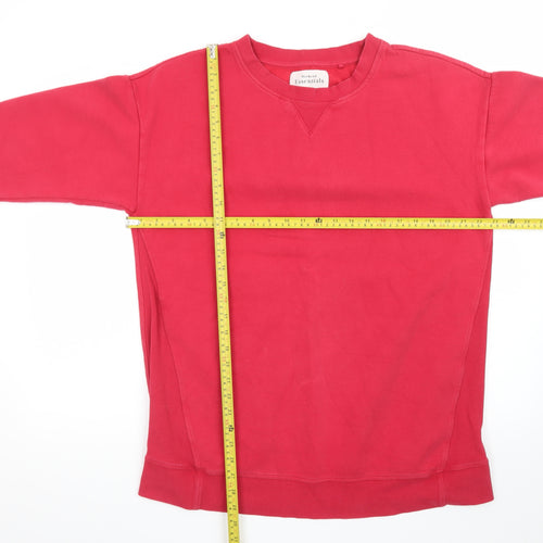 Next Men’s Red Crew Neck Pullover Sweatshirt Size L