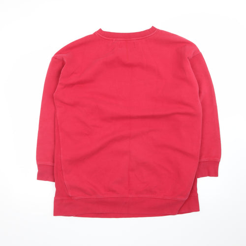 Next Men’s Red Crew Neck Pullover Sweatshirt Size L