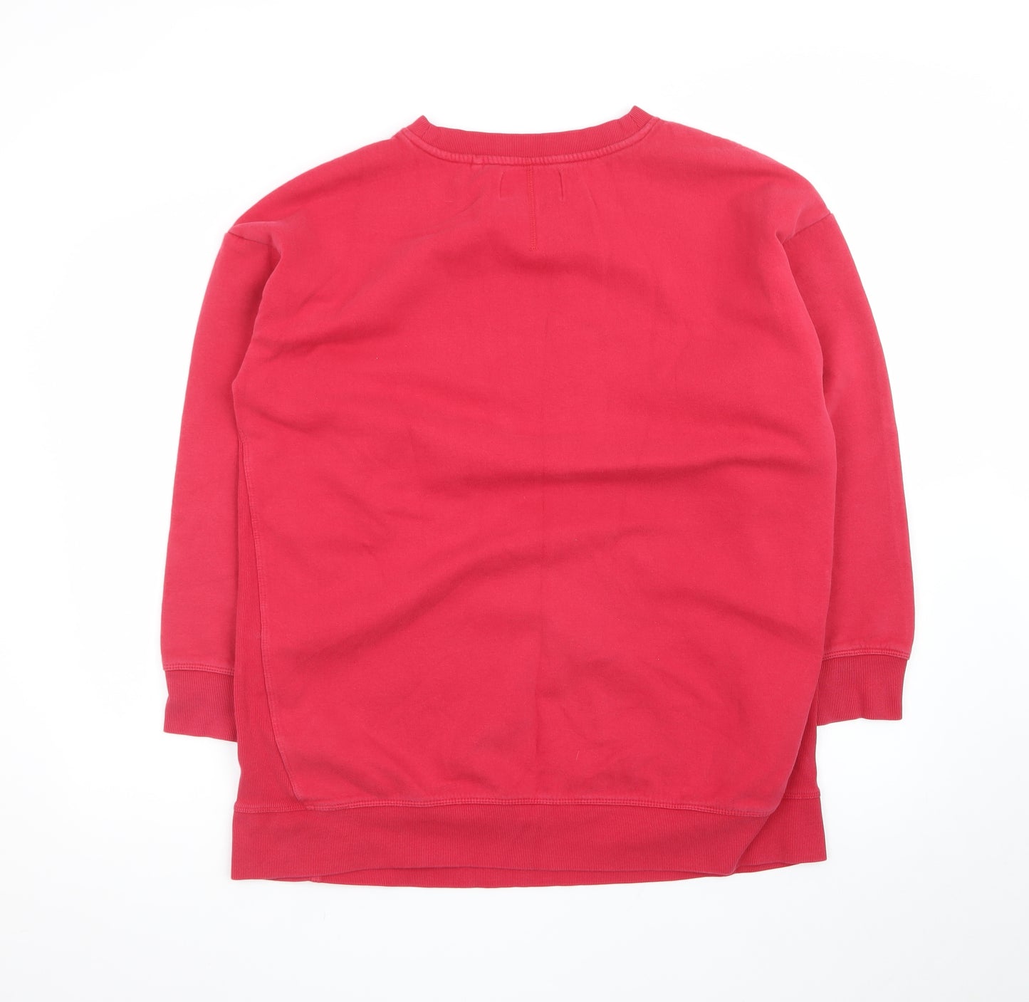 Next Men’s Red Crew Neck Pullover Sweatshirt Size L