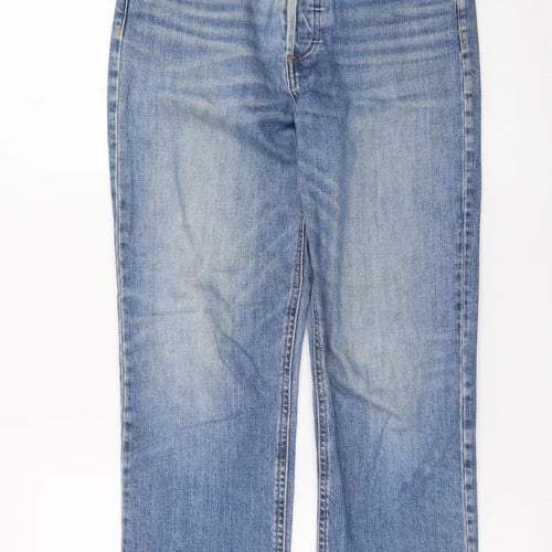 Denim Forum Women's Blue Straight Leg Jeans Size 27