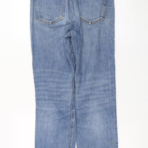 Denim Forum Women's Blue Straight Leg Jeans Size 27