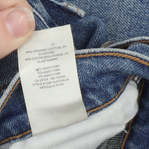 Denim Forum Women's Blue Straight Leg Jeans Size 27