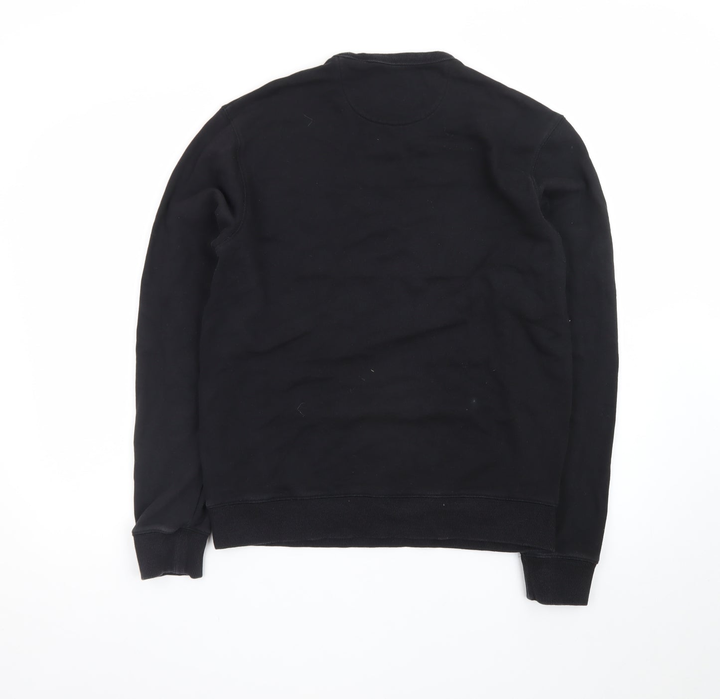 Farah Men's Black L Pullover Cotton Crew Neck Sweatshirt