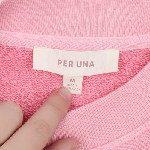 Marks and Spencer Per Una Women's Pink Pullover Sweatshirt M