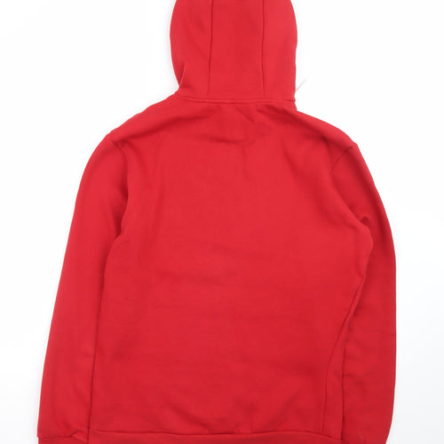 Adidas Mens Red Pullover Hoodie Manchester United Foundation M
