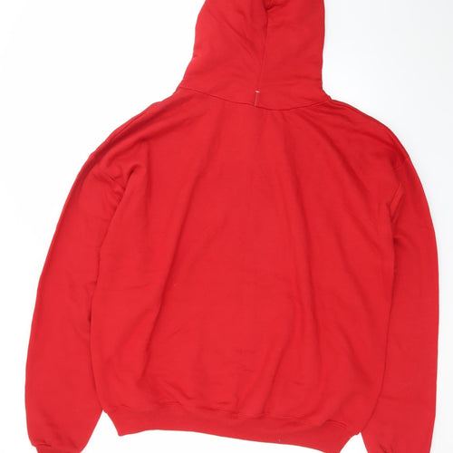 Jerzees Men’s Red Ohio State Pullover Hoodie XL Sports Fleece