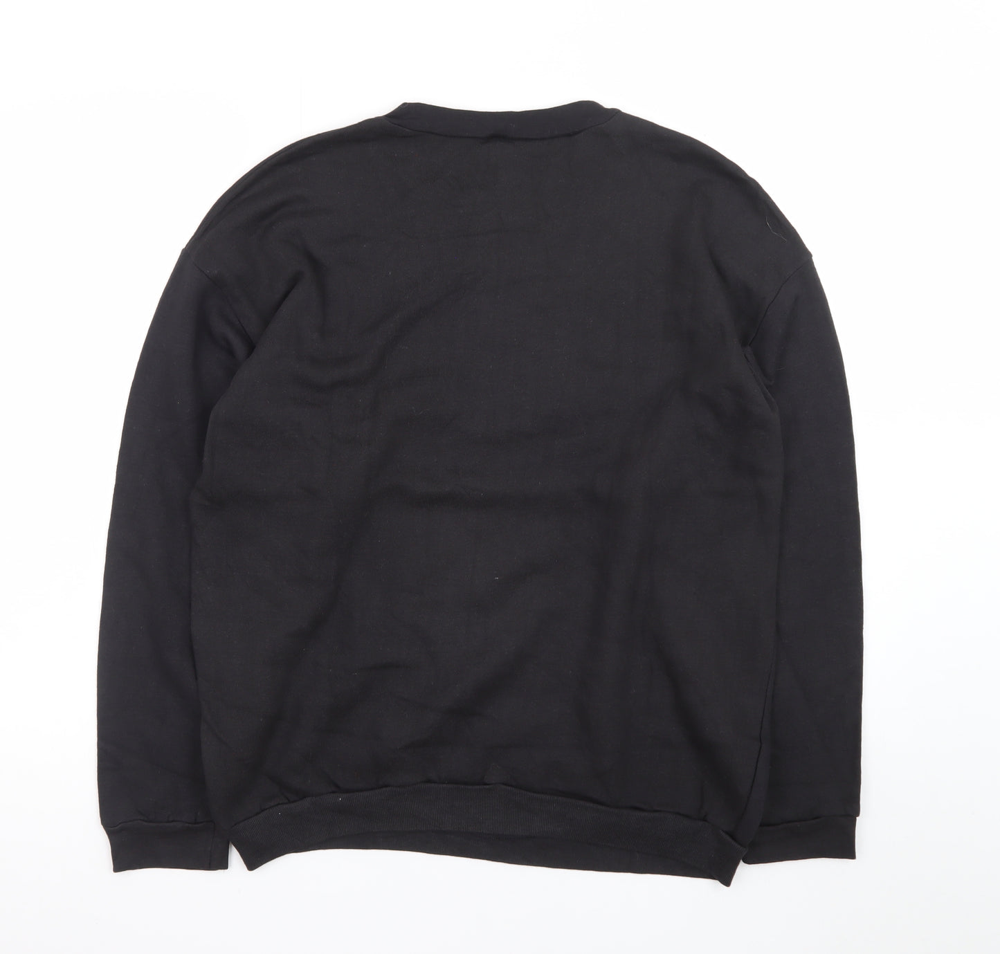 Golden Swan Men’s Black Sydney Australia Embroidered Cotton Sweatshirt L
