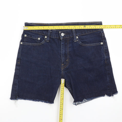 Levi's Men's Blue Denim 511 Slim Fit Jeans Shorts Size 32