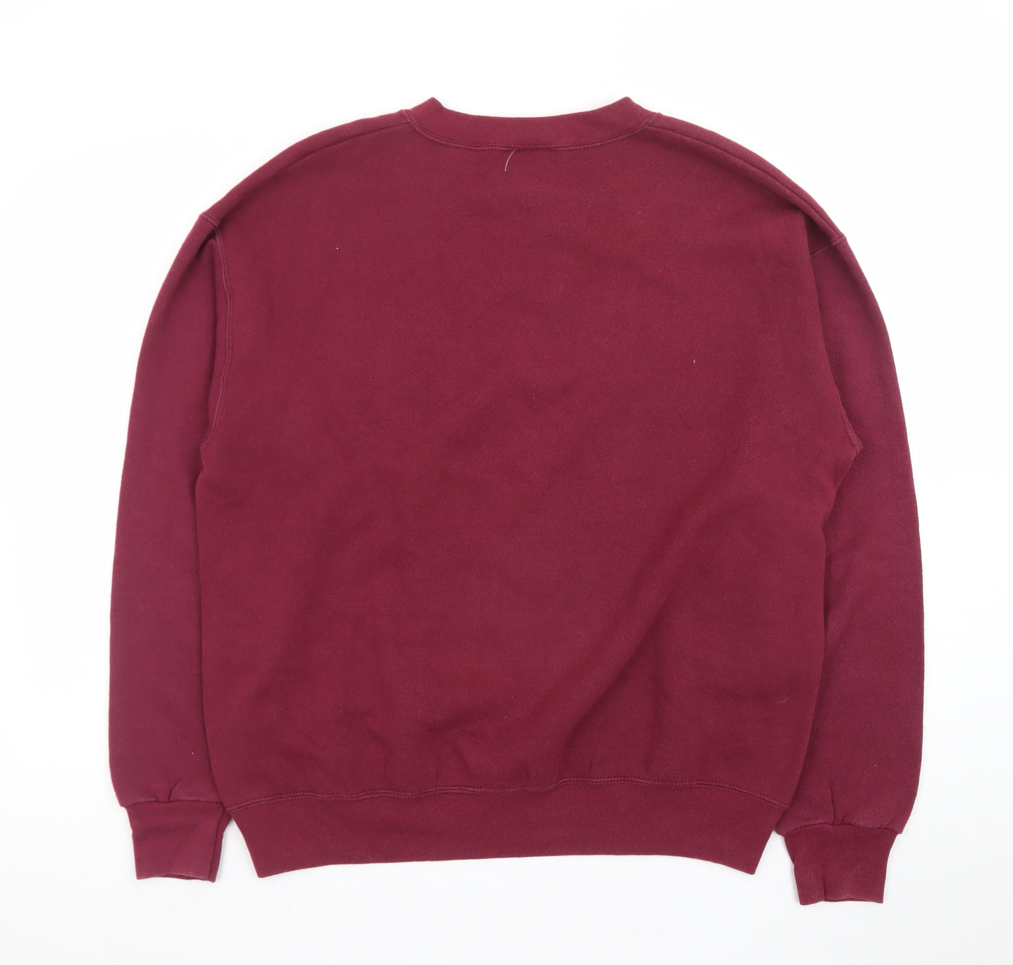 Lee Sport Men's Burgundy Crew Neck Sweatshirt Size L Cotton Blend