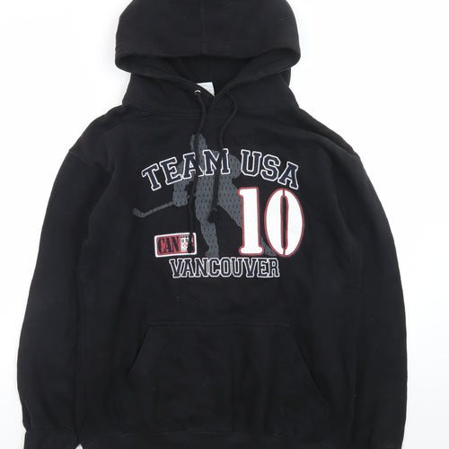 XP Apparel Men's Black Team USA Vancouver Hockey Hoodie Size S