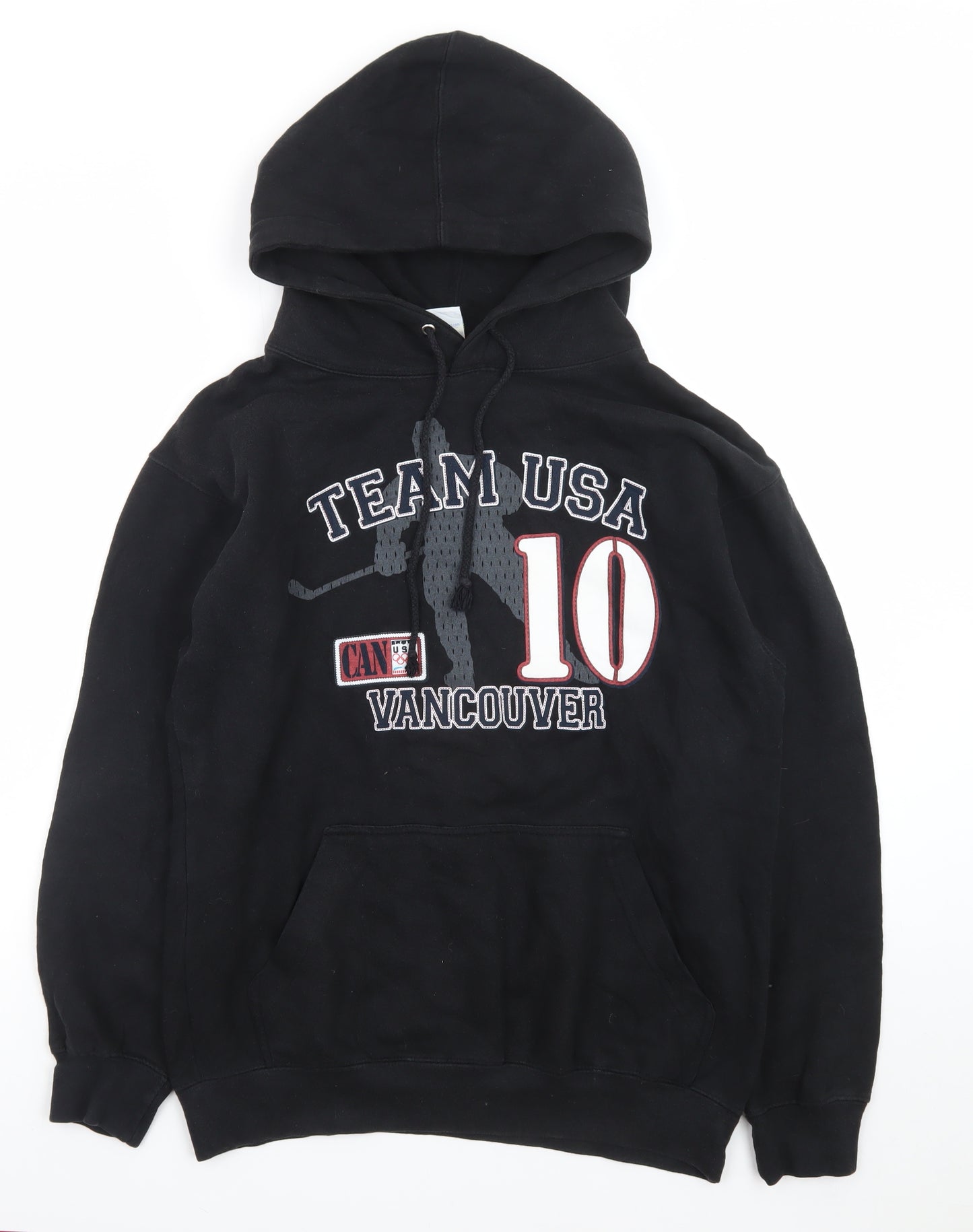 XP Apparel Men's Black Team USA Vancouver Hockey Hoodie Size S