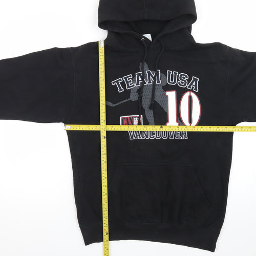 XP Apparel Men's Black Team USA Vancouver Hockey Hoodie Size S