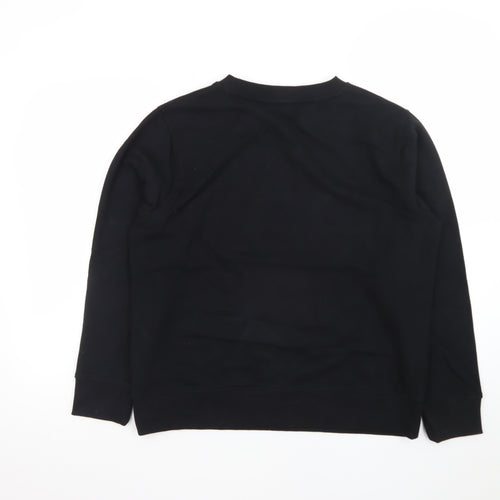 Marks and Spencer Mens Black Graphic Pullover Sweatshirt Size L