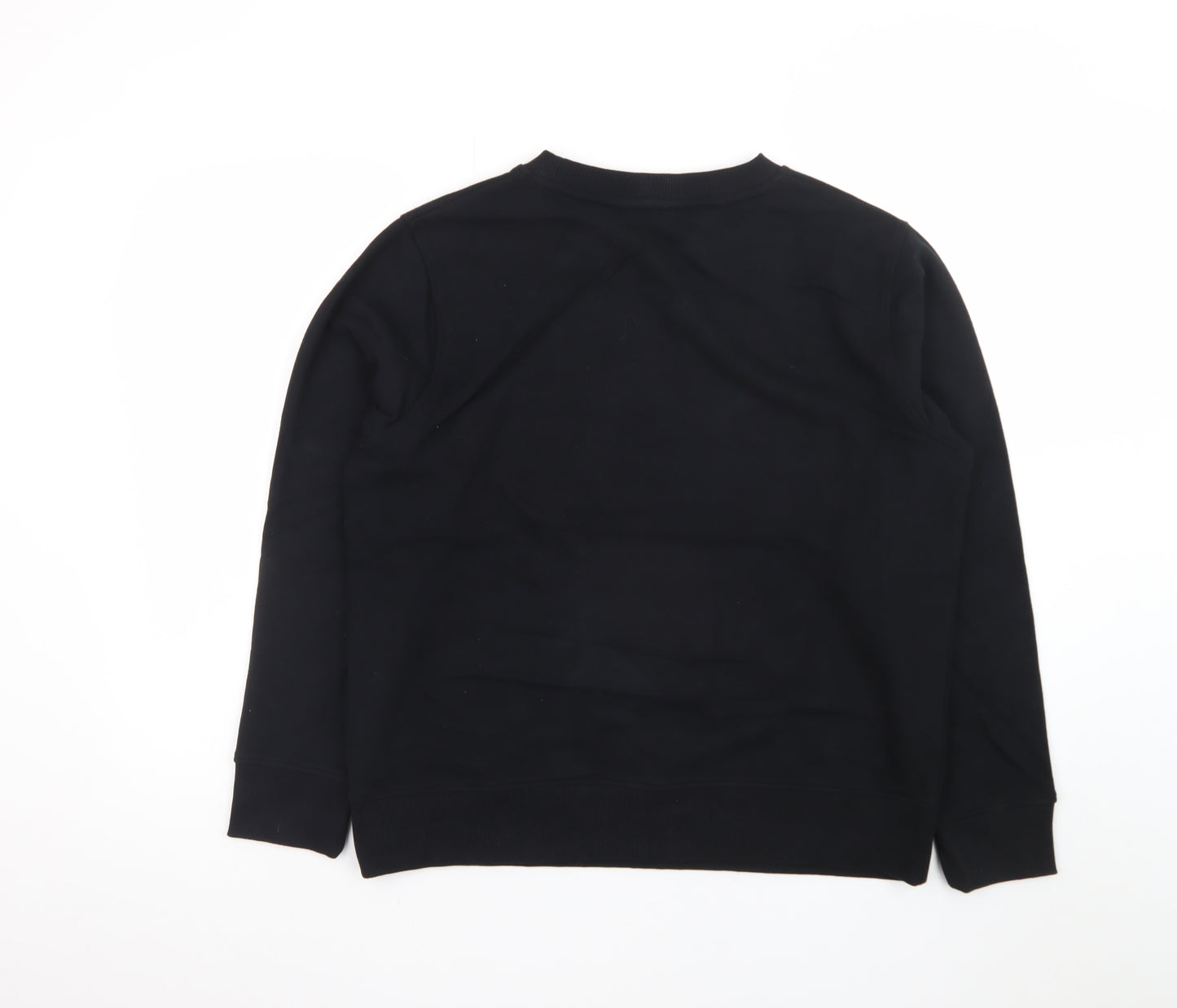Marks and Spencer Mens Black Graphic Pullover Sweatshirt Size L