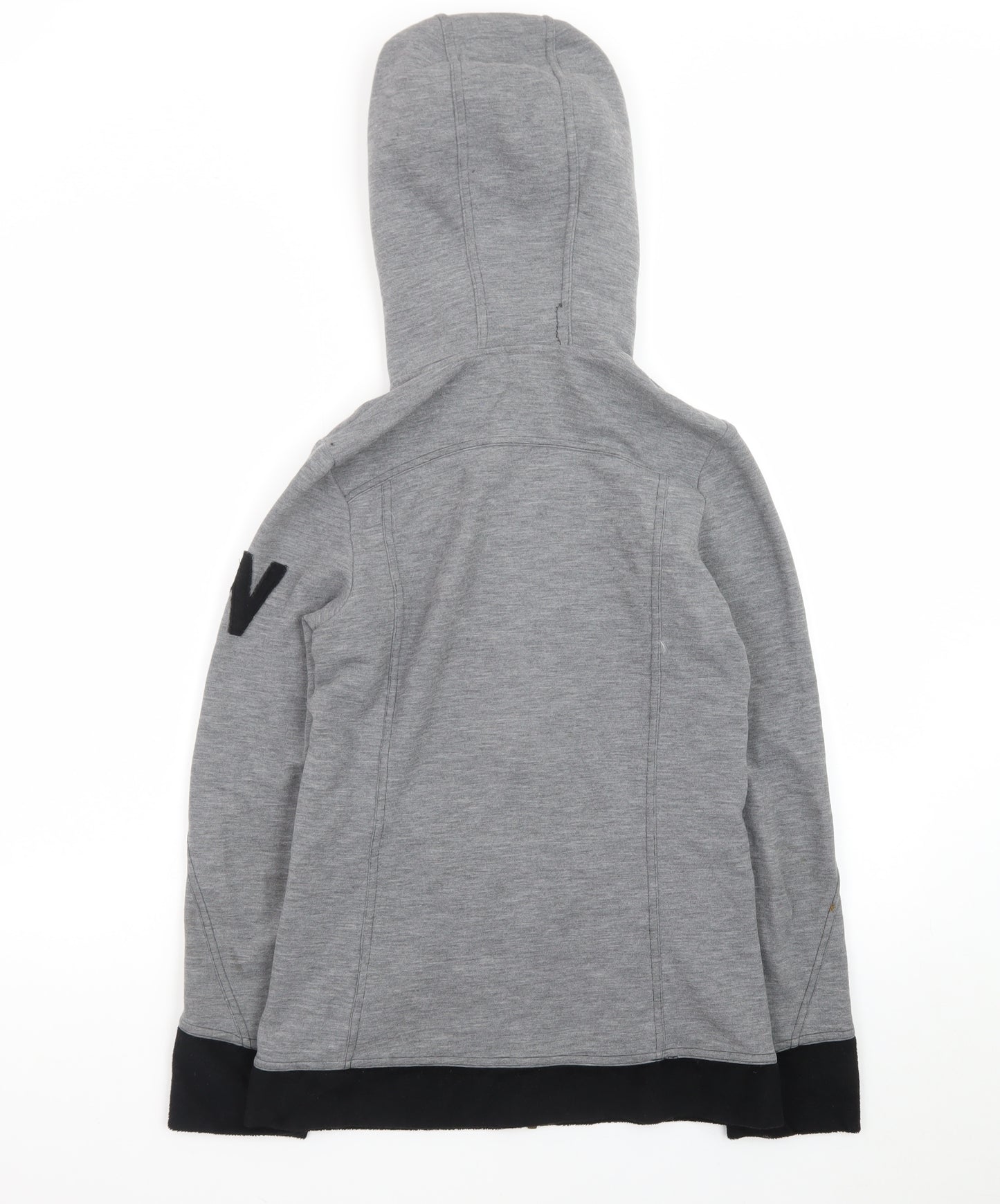 Wedze Men's Grey Full Zip Hoodie XS Winter Fleece