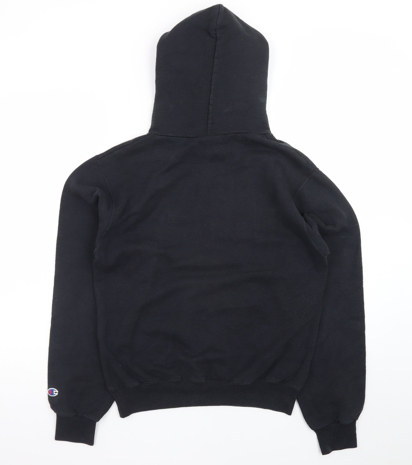 Champion Mens Black Small Pullover Hoodie NC State University Graphic