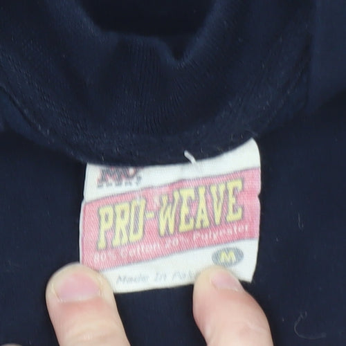 Pro-Weave Men's Blue Bats Baseball Graphic Pullover Sweatshirt M